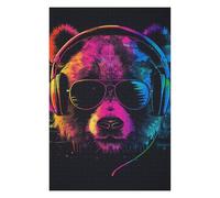 Puzzle Per Adolescenti 1000pcs(75x50cm) Music Lover Monkey Art Print Puzzle Per Adulti Giochi Per Famiglie Difficili Difficili Offerta Difficile Come Regali Per Tutta La Famiglia 1000pcs(75x50cm)