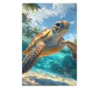 Puzzle Per Adolescenti 1000pcs(75x50cm) Ocean Turtle Paradise Puzzle Per Adolescenti Gioco Rompicapo Regalo Decorativo Perfetto Per Amici E Familiari 1000pcs(75x50cm)