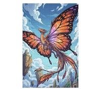 Puzzle Per Adolescenti 1000pcs(75x50cm) Puzzle Butterfly-winged Dragon Soaring Through The Sky Puzzle Per Adulti Giochi Rilassanti Analisi E Logica Aiutano L'esercizio Del Cervello 1000pcs(75x50cm)