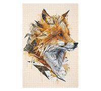 Puzzle Per Adolescenti 1000pcs(75x50cm) Puzzle Polygonal Abstract Fox Puzzle Per Adulti Giochi Rilassanti Analisi E Logica Aiutano L'esercizio Del Cervello 1000pcs(75x50cm)