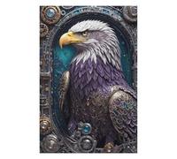 Puzzle Per Adolescenti 1000pcs(75x50cm) Puzzle Steampunk Eagle Portrait Puzzle Per Adulti Giochi Rilassanti Analisi E Logica Aiutano L'esercizio Del Cervello 1000pcs(75x50cm)