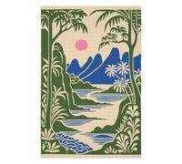 Puzzle Per Adolescenti 1000pcs(75x50cm) Puzzle Tropical Landscape with Pink Sun Puzzle Per Adulti Giochi Rilassanti Analisi E Logica Aiutano L'esercizio Del Cervello 1000pcs(75x50cm)