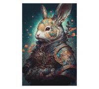 Puzzle Per Adolescenti 1000pcs(75x50cm) Rabbit in Armor Fantasy Art Puzzle Giochi Per Famiglie Per Divertimento in Famiglia Regali Unici Di Compleanno E Natale 1000pcs(75x50cm)