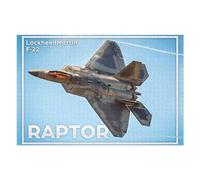 Puzzle Per Adolescenti 1000pcs(75x50cm) Raptor F22 Stealth Fighter Puzzle Per Adolescenti Gioco Pratico Decorazione Per La Casa Ottimo Regalo Per I Giocatori 1000pcs(75x50cm)