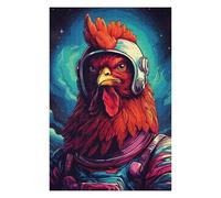 Puzzle Per Adolescenti 1000pcs(75x50cm) Space Chicken Explorer-4 Puzzle Per Adulti Giochi Per Famiglie Corsa Di Velocità Manuale Regali Unici Per Compleanno E Natale 1000pcs(75x50cm)