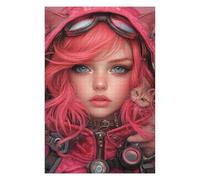 Puzzle Per Adolescenti 1000pcs(75x50cm) Steampunk Cat Hoodie with Goggles Puzzle Per Adulti Giochi Per Famiglie Ma Divertenti E Umoristici Ottimo Regalo Per I Giocatori 1000pcs(75x50cm)