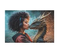Puzzle Per Adolescenti 1000pcs(75x50cm) The Enchanted Encounter Puzzle Per Adulti Giocattoli Antistress Sfida Difficile Offerta Come Regali Per Tutta La Famiglia 1000pcs(75x50cm)