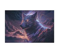 Puzzle Per Adolescenti 1000pcs(75x50cm) Thundering Wolf Fantasy Artwork -7 Puzzle Per Adulti Giocattoli Antistress Sfida Difficile Offerta Come Regali Per Tutta La Famiglia 1000pcs(75x50cm)