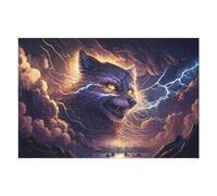 Puzzle Per Adolescenti 1000pcs(75x50cm) Thundering Wolf Storms Puzzle Per Adulti Gioco Rompicapo Sfida Difficile Regali Unici Per Compleanno E Natale 1000pcs(75x50cm)
