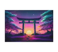 Puzzle Per Adolescenti 1000pcs(75x50cm) Torii Gate Sunset Puzzle Per Adulti Giochi Rilassanti Analisi E Logica Regali Di Natale E Compleanno 1000pcs(75x50cm)