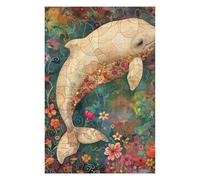 Puzzle Per Adolescenti 1000pcs(75x50cm) Whale Art Print Ocean Decor-1 Puzzle Per Adulti Gioco Pratico Taglio Di Precisione Regali Unici Per Compleanni E Occasioni Speciali 1000pcs(75x50cm)