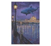 Puzzle Per Adolescenti 1000pcs(75x50cm) Whale Over Budapest Puzzle Per Adulti Gioco Rompicapo Decorazione Perfetta Gioco Stimolante Regali 1000pcs(75x50cm)