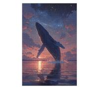 Puzzle Per Adolescenti 1000pcs(75x50cm) Whale Watching at Sunset-1 Puzzle Per Adulti, Gioco Rompicapo, Decorazione Perfetta, Interazione Genitore-figlio 1000pcs(75x50cm)