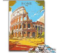 Puzzle per adolescenti 2000 Colosseo Roma Italia, per bambini dai 14 anni in su, gioco educativo, sfida, regalo per compleanni, 70x100cm