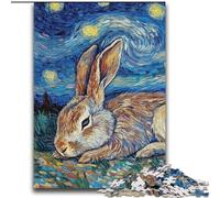 Puzzle per adolescenti 2000 conigli cielo stellato giocattoli educativi decorazioni per la casa uniche e regali per età 14 anni in su 70x100cm