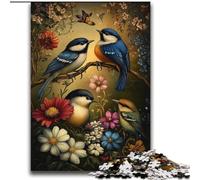 Puzzle per adolescenti 2000 giochi educativi sul mondo dei fiori e degli uccelli, decorazione per la casa, ideale come regalo per tutta la famiglia, 70x100cm