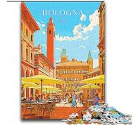 Puzzle per adolescenti 2000 Italia Bologna Viaggio, per e 14 anni e oltre per gioco educativo sfida giocattolo regalo per compleanni 70x100cm