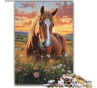 Puzzle per adolescenti 2000 pezzi Cavalli sul prato per bambini dai 14 anni in su Gioca con i giocattoli perché è l'ideale come regalo per tutta la famiglia 70x100cm
