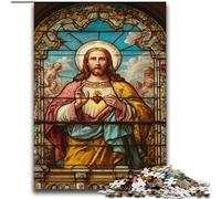 Puzzle per adolescenti 2000 puzzle con l'arte di Gesù, gioco stimolante e gioco per famiglie, regali di Babbo Natale segreto 70x100cm