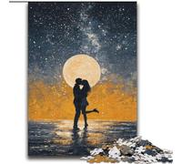 Puzzle per adolescenti 2000 puzzle coppia sotto la luna difficili regali per amici e familiari adatti per e 14 70x100cm