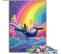Puzzle per adolescenti 2000 puzzle Gatti e balene Difficili Regali per amici e familiari Adatto per E 14 70x100cm