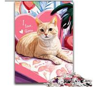 Puzzle per adolescenti 2000 puzzle Gatto sdraiato sul divano Difficili da completare ma divertenti e spiritosi Decorazioni e regali unici per la casa 70x100cm