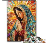 Puzzle per adolescenti 2000 puzzle Nostra Signora di Guadalupe che prega Difficile Regali duri per amici e familiari Adatto per E 14 70x100cm