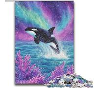 Puzzle per adolescenti 2000 puzzle psichedelici balena blu difficili regali per amici e familiari adatti per e 14 70x100cm