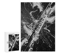 Puzzle Per Adolescenti 300 PCS Abstract Musical Instrument Black And White Art Puzzle Per Adolescenti Giocattoli Fai Da Te Vacanze A Casa Passatempo Divertimento Attività A Casa, 300 PCS
