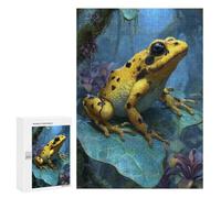 Puzzle Per Adolescenti 300 PCS Amazon Rainforest Poison Dart Frog Puzzle Per Adulti Assemblaggio Di Modelli Attività Divertenti A Casa Giochi Stimolanti Giocattoli 300 PCS