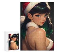 Puzzle Per Adolescenti 300 PCS Anime Girl Christmas Portrait Puzzle Per Adolescenti Migliora La Memoria Per Compleanno, Natale Bellissimo Gioco Dal Design 300 PCS