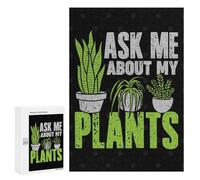 Puzzle Per Adolescenti 300 PCS Ask Me About My Plants Puzzle Per Adulti Giocattolo Decorazione Da Parete Taglio Di Precisione Gioco Stimolante Regali 300 PCS