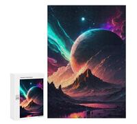 Puzzle per Adolescenti 300 PCS Aurora Cosmic Dawn Puzzle per Adulti Gioco Famiglia Decorazione impegnativa Completare 300 PCS