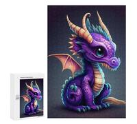 Puzzle Per Adolescenti 300 PCS Baby Dragon Cute Puzzle Per Adolescenti Giocattoli Antistress Assemblaggio Di Modelli Regali Unici Per Compleanno E Natale 300 PCS