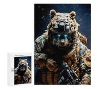Puzzle Per Adolescenti 300 PCS Bear Soldier Puzzle Per Adulti Giochi Rilassanti Sfida Difficile Attività Divertenti A Casa 300 PCS