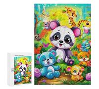 Puzzle Per Adolescenti 300 PCS Bright Jungle Friends Puzzle Divertenti Da Assemblare, Modelli, Regali Unici Per Compleanno E Natale 300 PCS