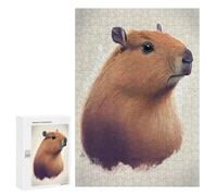 Puzzle per Adolescenti 300 PCS Capybara Animal Drawing Puzzle per Adulti Giochi Rilassanti Ma Divertenti E Divertenti 300 PCS