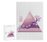 Puzzle Per Adolescenti 300 PCS Cherry Blossom Vaporwave Puzzle Per Adulti Giochi Rilassanti Gara Di Velocità Manuale Sfida Da Completare 300 PCS