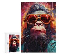 Puzzle Per Adolescenti 300 PCS Chill Monkey -24 Puzzle Divertenti Da Assemblare, Modelli, Regali Unici Per Compleanno E Natale 300 PCS