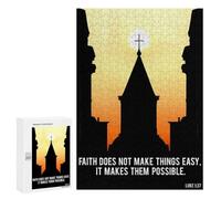 Puzzle per Adolescenti 300 PCS Christian Quote of Bible 3 Puzzle per Adulti Giochi Rilassanti Sfida Difficile Sfida Educativa 300 PCS