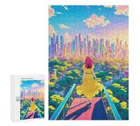 Puzzle Per Adolescenti 300 PCS Cityscape Dreamscape Puzzle, Gioco Rompicapo, Regalo Di Compleanno, Attività Divertenti Da Fare A Casa, 300 PCS