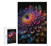 Puzzle Per Adolescenti 300 PCS Colorful Abstract Flower Art-2 Puzzle Per Adulti Attività Per Famiglie Interazione Genitore-figlio Gioco Dal Design Bellissimo 300 PCS