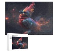 Puzzle Per Adolescenti 300 PCS Colorful Bird in Abstract Space Puzzle Divertenti Da Assemblare, Modelli, Regali Unici Per Compleanno E Natale 300 PCS