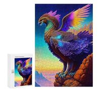 Puzzle Per Adolescenti 300 PCS Colorful Mythical Bird Artwork Puzzle Per Adolescenti Sfida Difficile Allena La Tua Mente E Le Tue Mani Rompicapo Giochi Per Famiglie 300 PCS
