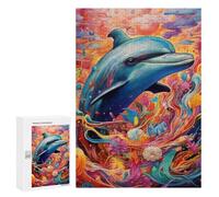 Puzzle Per Adolescenti 300 PCS Colorful Ocean Dreams Puzzle, Gioco Rompicapo, Regalo Di Compleanno, Attività Divertenti Da Fare A Casa, 300 PCS