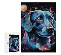 Puzzle Per Adolescenti 300 PCS Cosmic Canine Canvas-2 Puzzle Divertenti Da Assemblare, Modelli, Regali Unici Per Compleanno E Natale 300 PCS