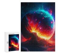Puzzle per Adolescenti 300 PCS Cosmic Collision Puzzle per Adolescenti Giocattoli Antistress Migliora La Memoria 300 PCS