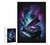 Puzzle Per Adolescenti 300 PCS Cosmic Piano Melody Puzzle Per Adolescenti Analisi E Logica Difficile E Stimolante Ottimo Regalo Per I Giocatori 300 PCS