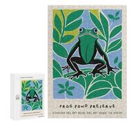 Puzzle Per Adolescenti 300 PCS Cute Frog Preserve CA Puzzle Per Adolescenti Migliora La Memoria Difficile Da Completare Gioco Impegnativo Giocattoli 300 PCS