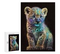 Puzzle Per Adolescenti 300 PCS Cute Galaxy Baby Leopard Puzzle Giocattolo Decorazione Da Parete Decorazione Per La Casa Regali Unici Di Compleanno E Natale 300 PCS